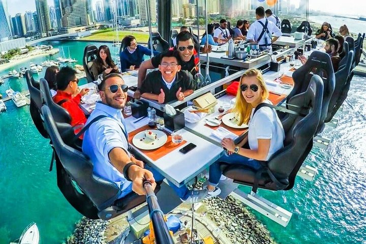 Dinner In The Sky at Dubai Marina with Optional Transfers - Photo 1 of 12